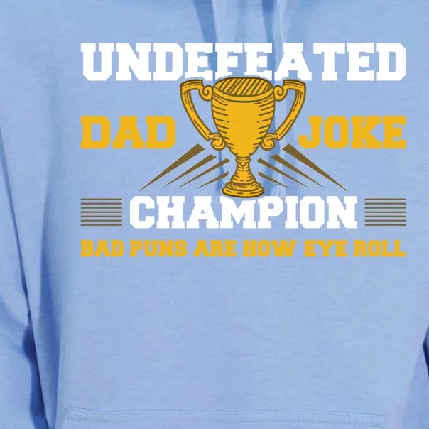 Dad Joke Champion Gift Unisex Surf Hoodie