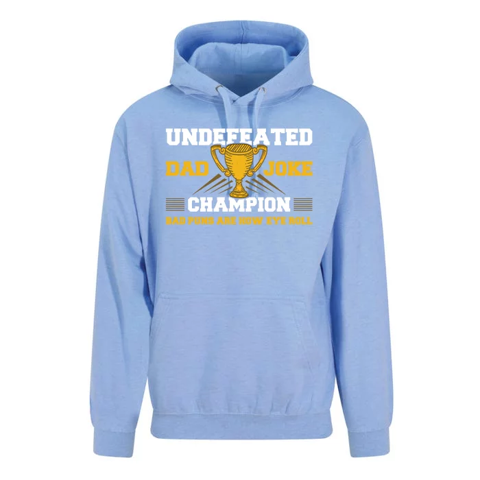 Dad Joke Champion Gift Unisex Surf Hoodie