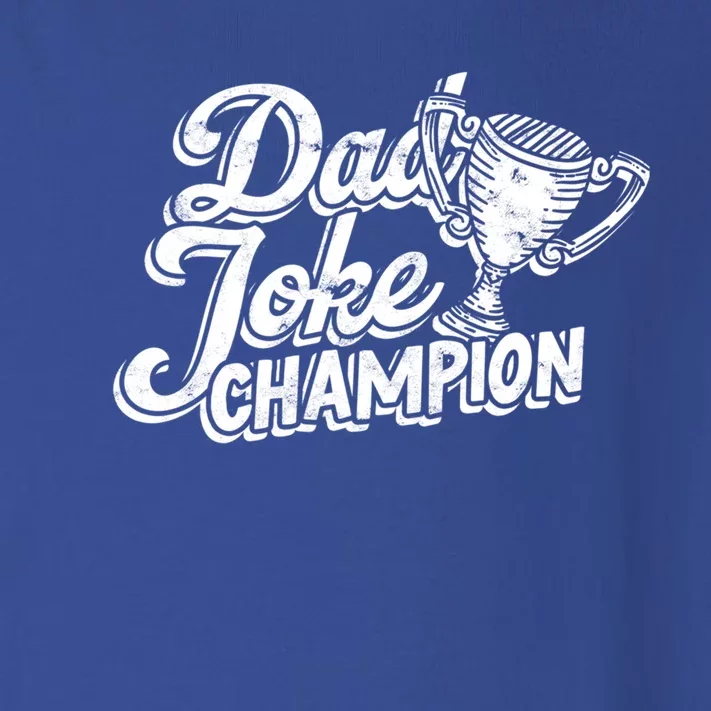 Dad Joke Champion Gift Standup Comedian Laughing Jokes Gift Toddler Long Sleeve Shirt