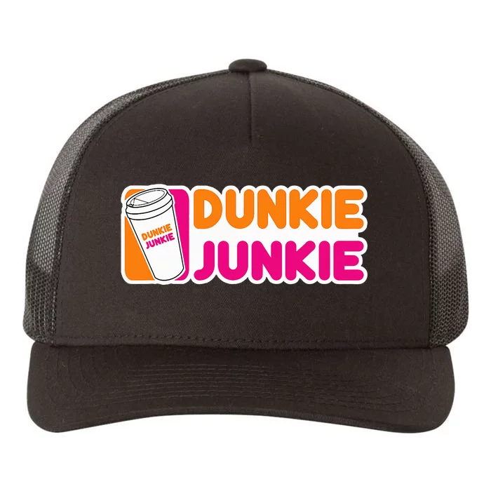 Dunkie Junkie Coffee Love Funny Coffee Saying Yupoong Adult 5-Panel Trucker Hat