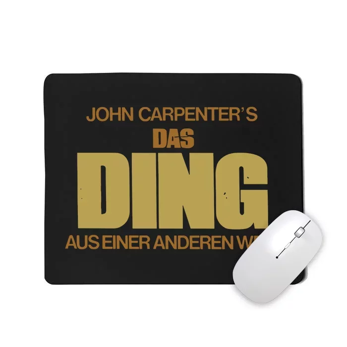 Drewgmackie John Carpenter’S Das Ding Aus Einer Anderen Welt Mousepad