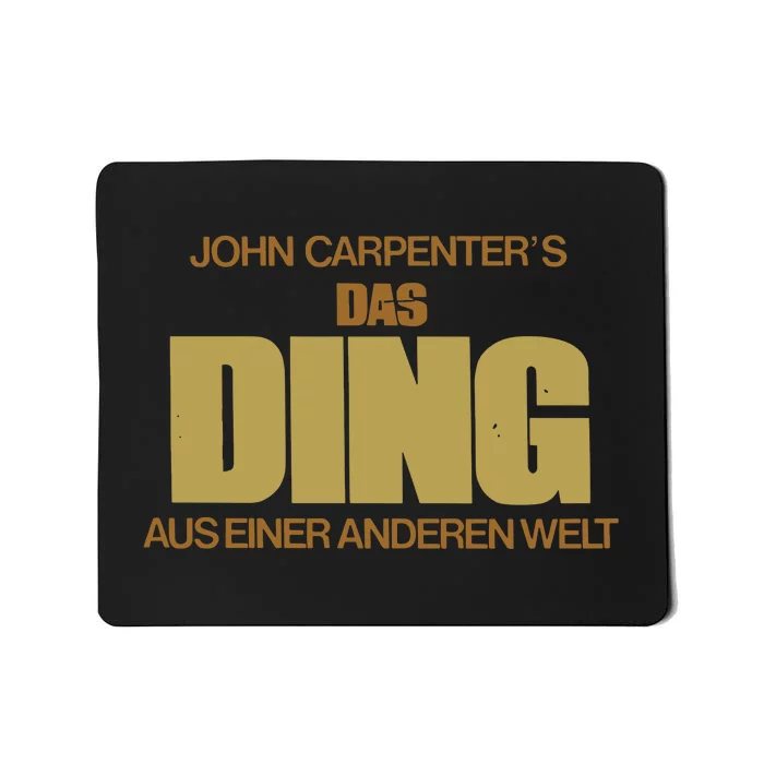 Drewgmackie John Carpenter’S Das Ding Aus Einer Anderen Welt Mousepad