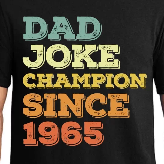 Dad Joke Champion Since 1965 Cute Gift Birthday Fathers Day Gift Pajama Set