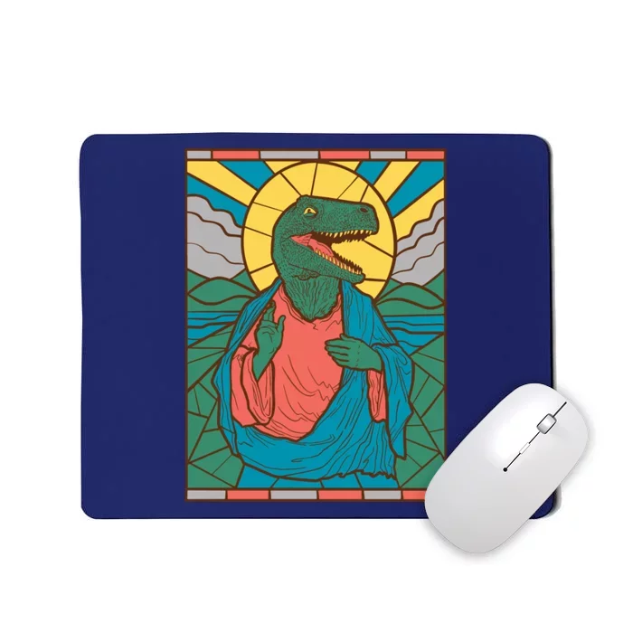 Dinosaur Jesus Mousepad