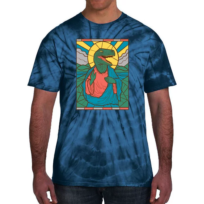 Dinosaur Jesus Tie-Dye T-Shirt