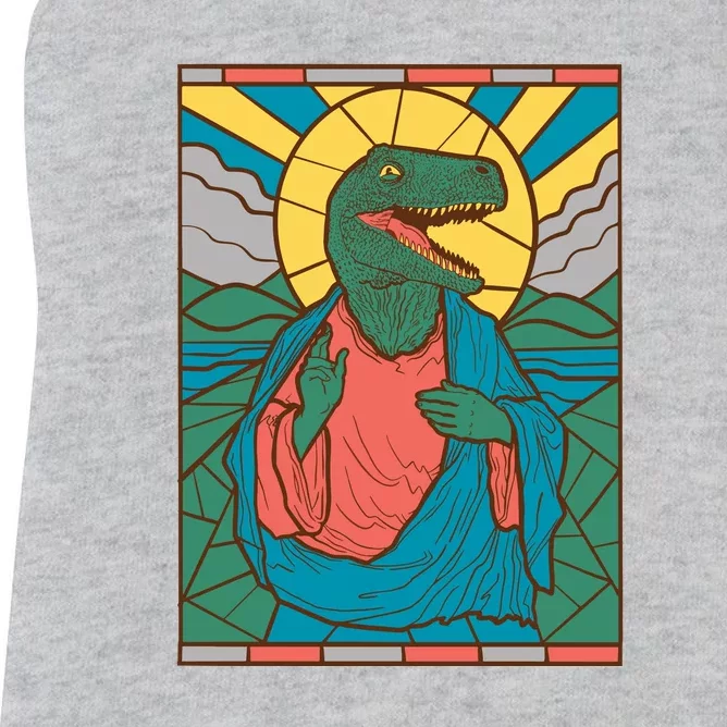 Dinosaur Jesus Women's Racerback Tank