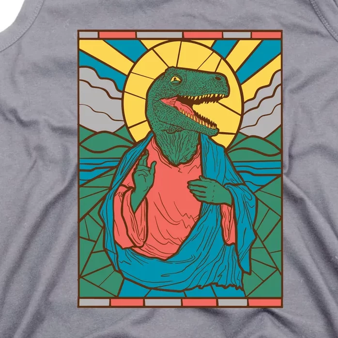 Dinosaur Jesus Tank Top