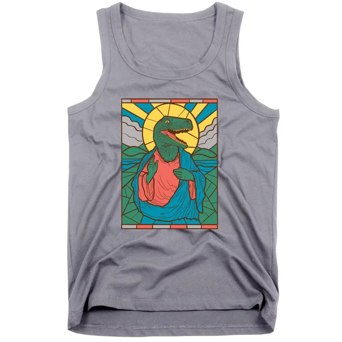 Dinosaur Jesus Tank Top