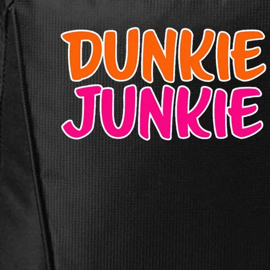 Dunkie Junkie Donut And Coffee Lover City Backpack