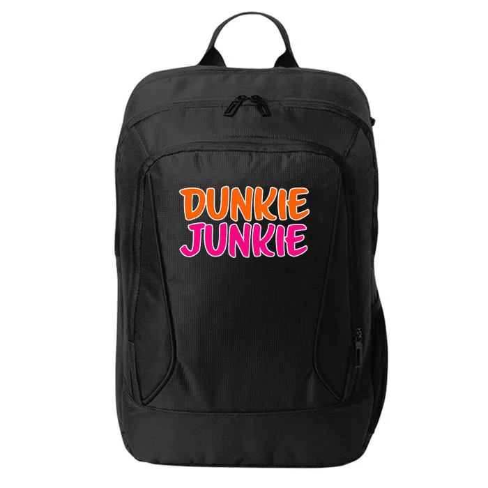 Dunkie Junkie Donut And Coffee Lover City Backpack