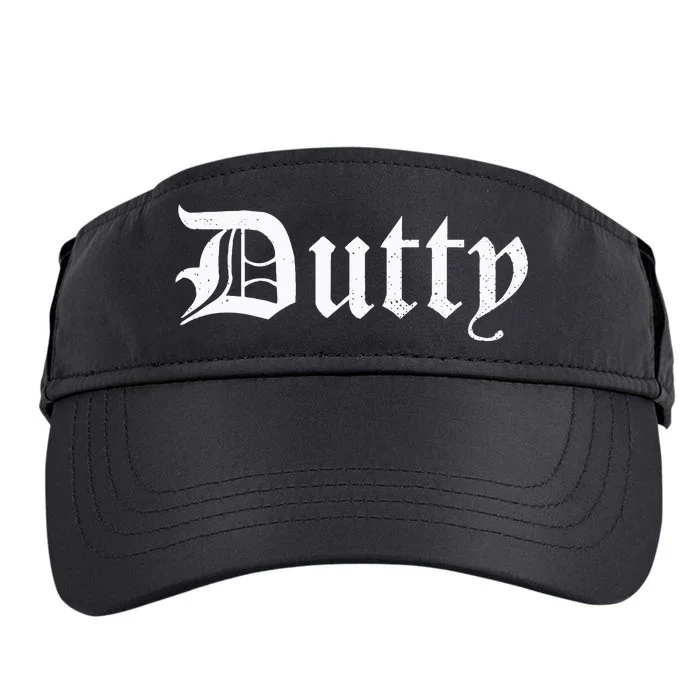 Dutty! Jamaican Dancehall Music Slang Adult Drive Performance Visor