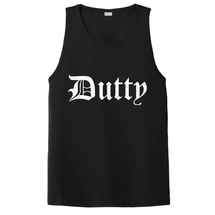 Dutty! Jamaican Dancehall Music Slang Performance Tank