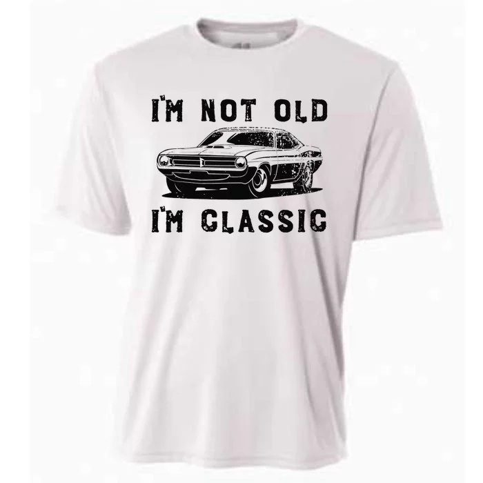 Dad Joke Design Funny I'm Not old I'm Classic Father's Day Cooling Performance Crew T-Shirt