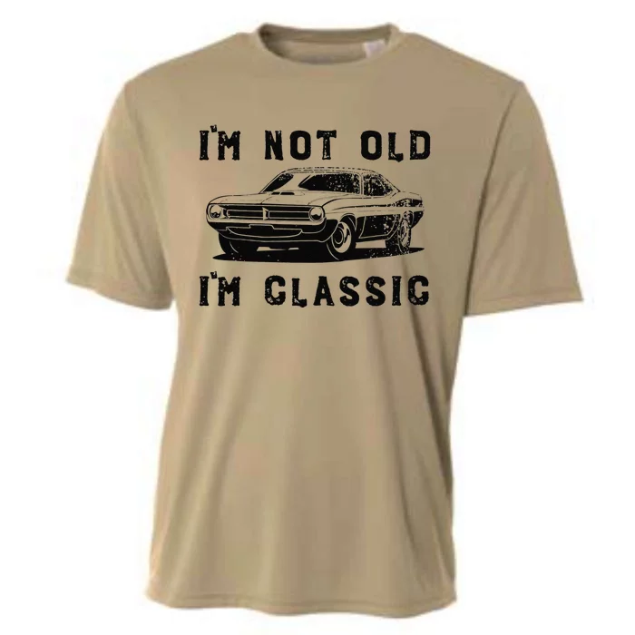 Dad Joke Design Funny Im Not Old Im Classic Fathers Day Cooling Performance Crew T-Shirt