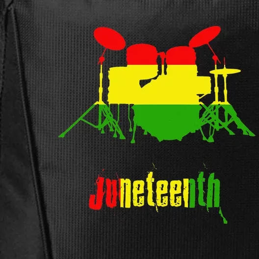 Drummer Juneteenth Day Black Pride History Love Music Drum City Backpack