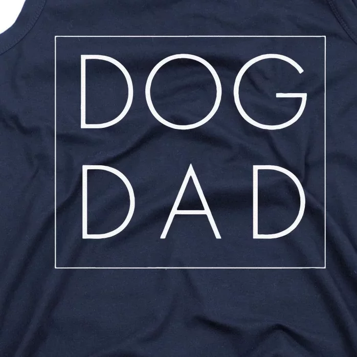 Dad Joke Design Funny Dog Dad Modern Father Tank Top