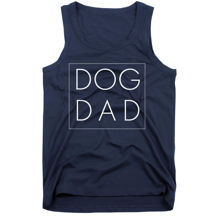 Dad Joke Design Funny Dog Dad Modern Father Tank Top