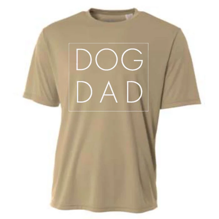 Dad Joke Design Funny Dog Dad Modern Father Cooling Performance Crew T-Shirt