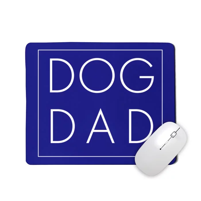 Dad Joke Design Funny Dog Dad Modern Father Meaningful Gift Mousepad