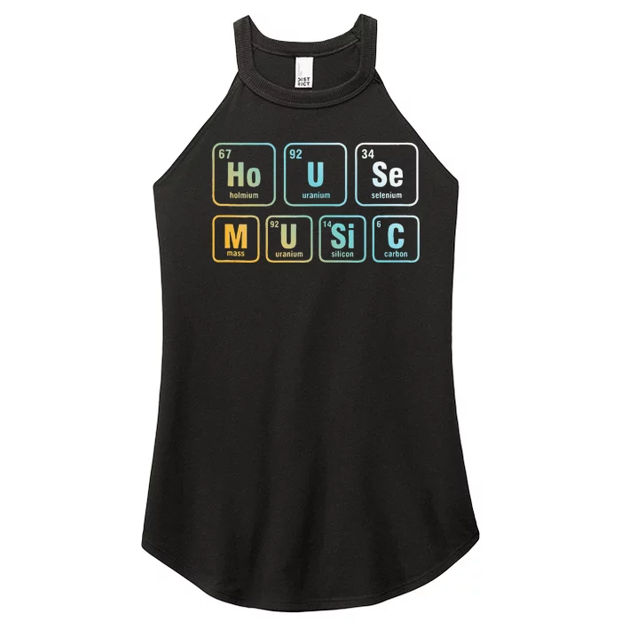 Disc Jockey DJ House Music Relaxing Electronic Music EDM Women’s Perfect Tri Rocker Tank