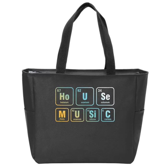 Disc Jockey DJ House Music Relaxing Electronic Music EDM Zip Tote Bag