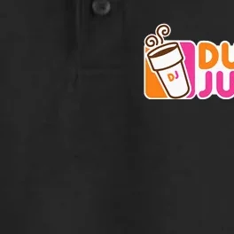 Dunkie Junkie Funny Coffee Lover Gift Dry Zone Grid Performance Polo