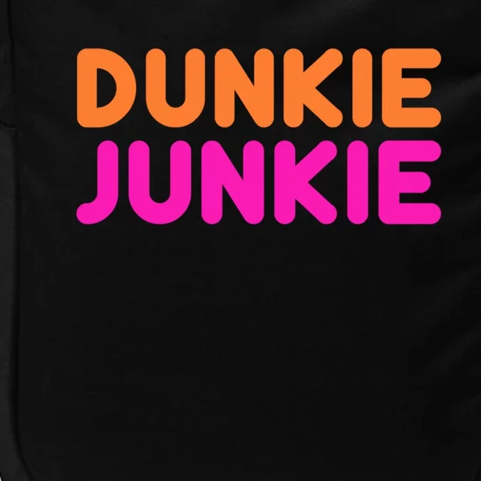 Dunkie Junkie Funny Donut Lover Parody Gift Impact Tech Backpack