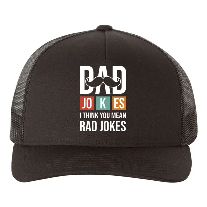 Dad Jokes Funny Father T Yupoong Adult 5-Panel Trucker Hat