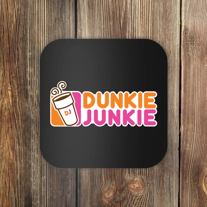 Dunkie Junkie Gift Funny Coffee Lover Gift Gift Coaster