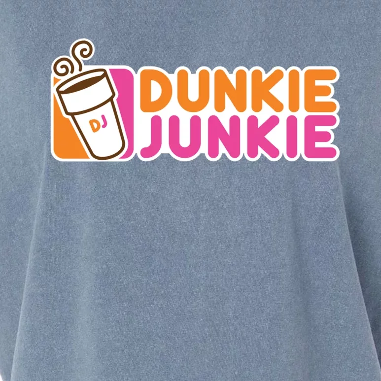 Dunkie Junkie Gift Funny Coffee Lover Gift Gift Garment-Dyed Women's Muscle Tee