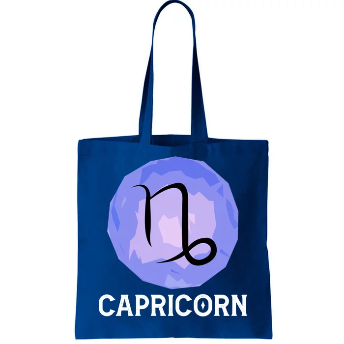 December January Horoscope Capricorn Star Zodiac Sign Gift Tote Bag