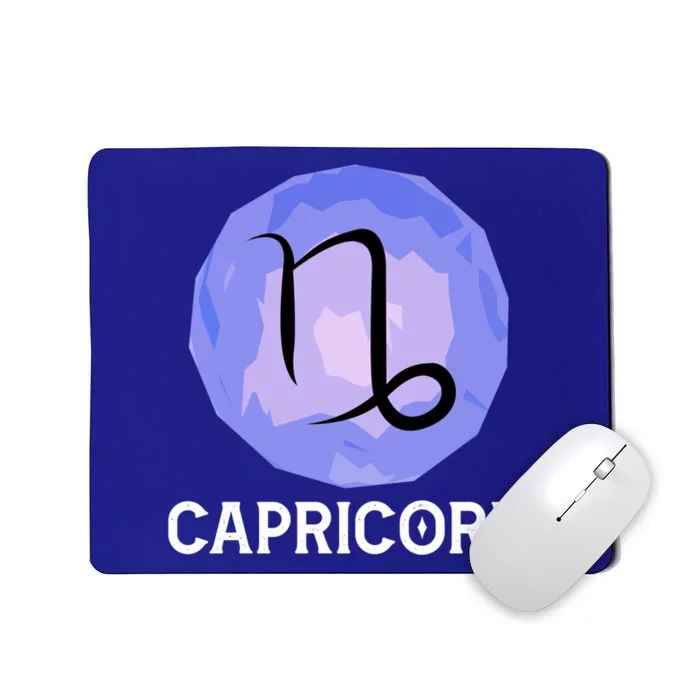 December January Horoscope Capricorn Star Zodiac Sign Gift Mousepad