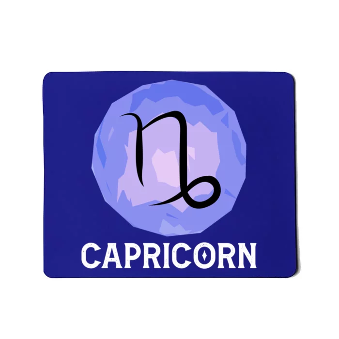 December January Horoscope Capricorn Star Zodiac Sign Gift Mousepad