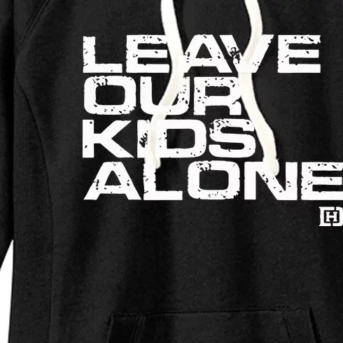 David J Harris Jr Leave Our Alone Women's Fleece Hoodie