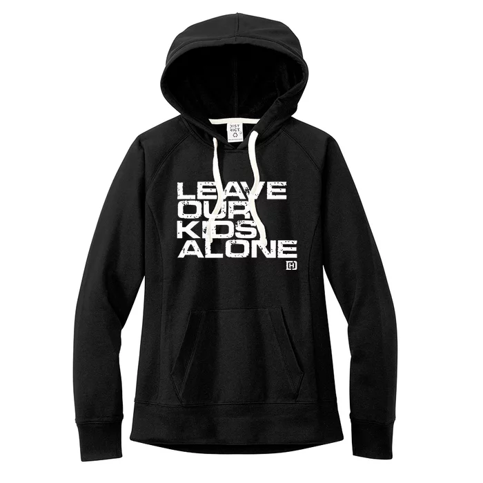 David J Harris Jr Leave Our Alone Women's Fleece Hoodie