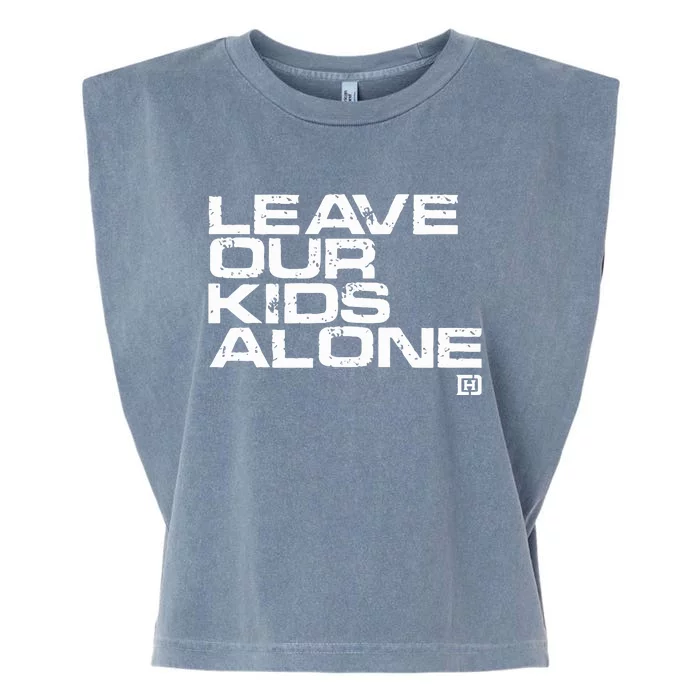 David J Harris Jr Leave Our Alone Garment-Dyed Women's Muscle Tee