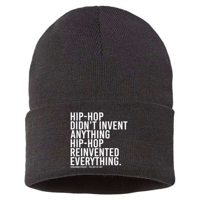 Dj Jazzy Jeff Hiphop Didnt Invent Anything Hiphop Sustainable Knit Beanie