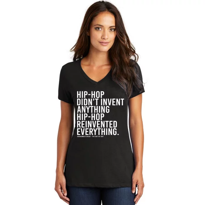 Dj Jazzy Jeff Hiphop Didnt Invent Anything Hiphop Women's V-Neck T-Shirt