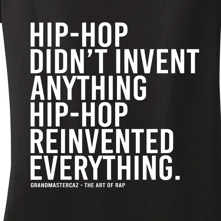 Dj Jazzy Jeff Hiphop Didnt Invent Anything Hiphop Women's V-Neck T-Shirt