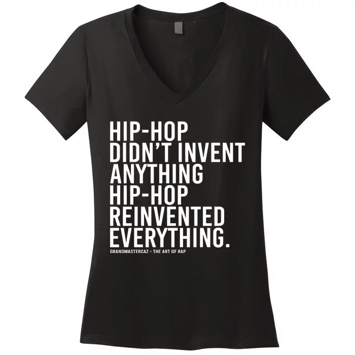 Dj Jazzy Jeff Hiphop Didnt Invent Anything Hiphop Women's V-Neck T-Shirt