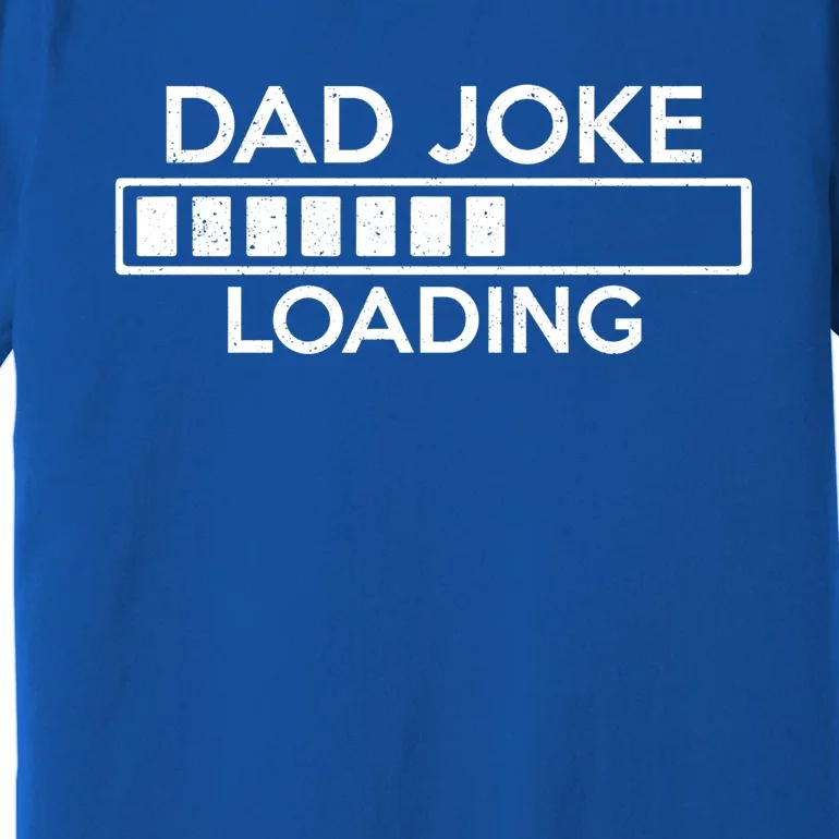 Dad Joke Loading Pregnancy Announcet For Dad For Husband Funny Gift Premium T-Shirt