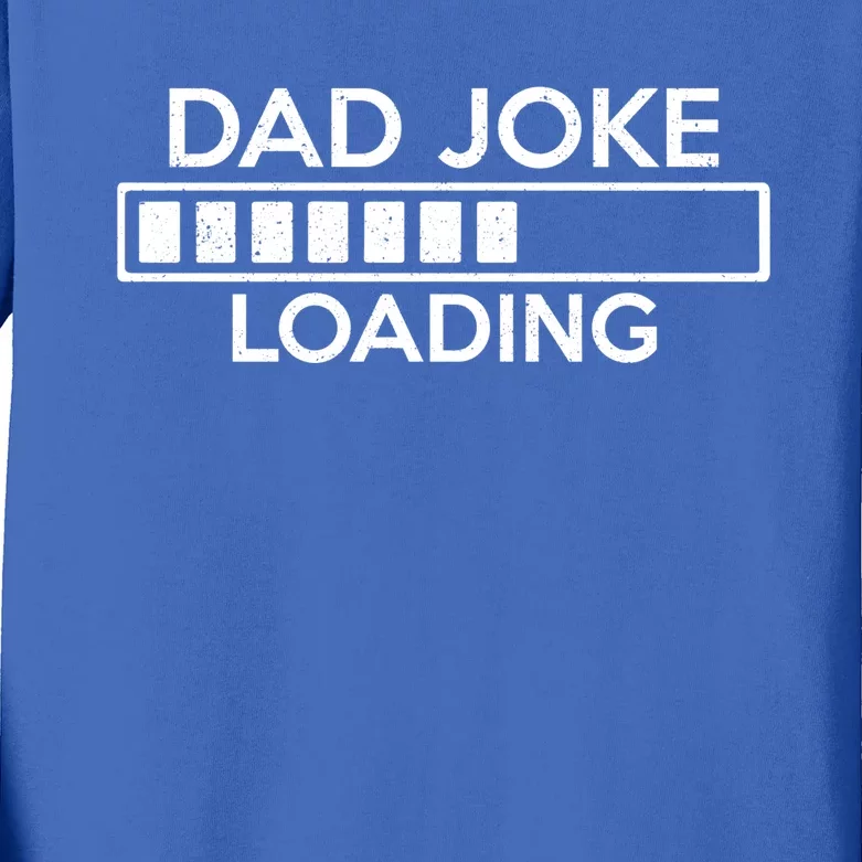 Dad Joke Loading Pregnancy Announcet For Dad For Husband Funny Gift Kids Long Sleeve Shirt