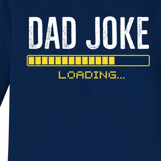 Dad Joke Loading Funny Grandpa Fathers Day Gift For Daddy Gift Baby Long Sleeve Bodysuit