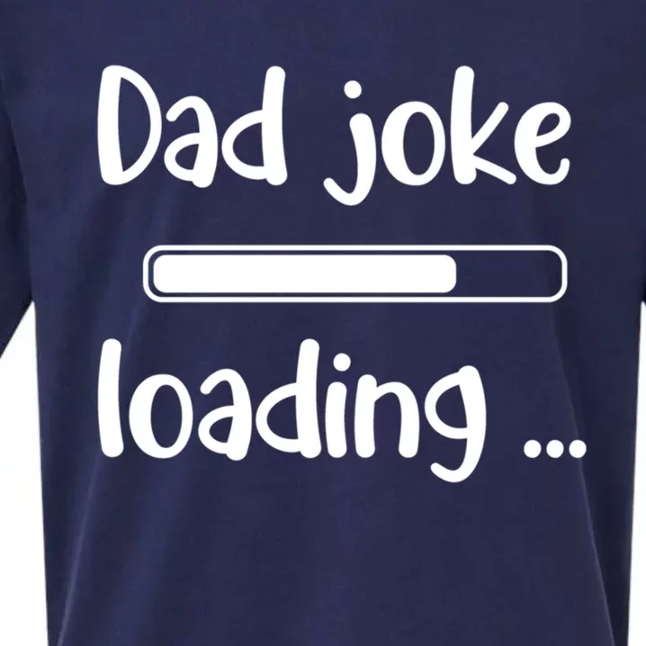 Dad Joke Loading Funny Joke Sarcastic Family Great Gift Sueded Cloud Jersey T-Shirt