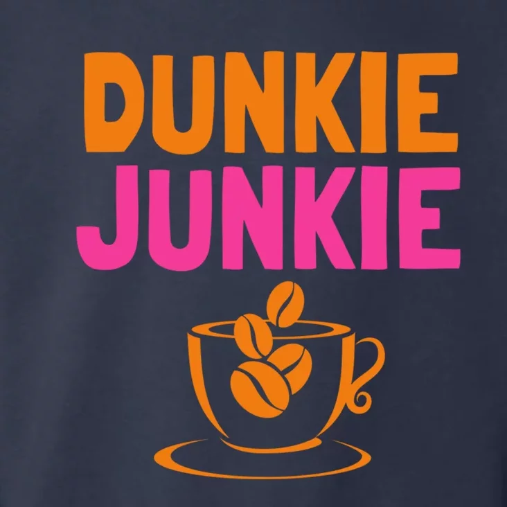 Dunkie Junkie love Funny Coffee Sayings caffeine addicted Toddler Hoodie