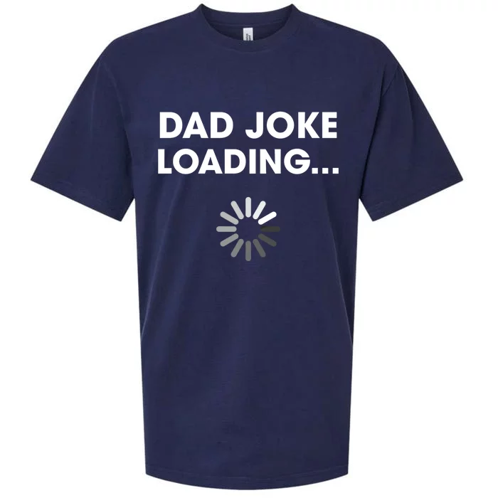 Dad Joke Loading Funny Father Grandpa Humor Gift Sueded Cloud Jersey T-Shirt