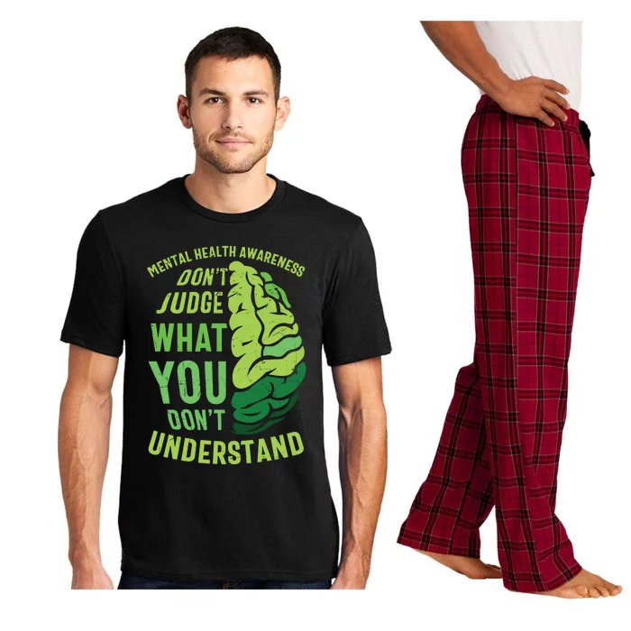 Dont Judge Mental Health Awareness Pajama Set