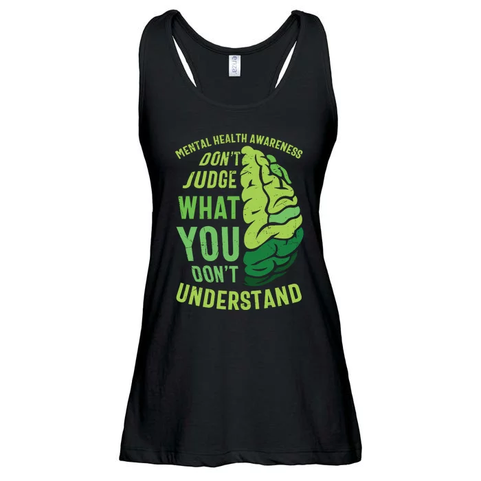 Dont Judge Mental Health Awareness Ladies Essential Flowy Tank