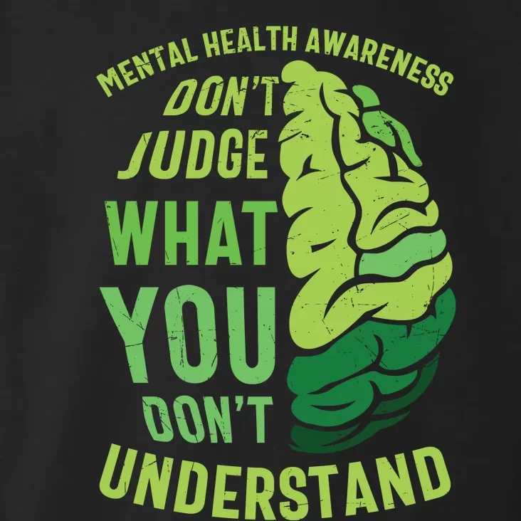 Dont Judge Mental Health Awareness Toddler Hoodie