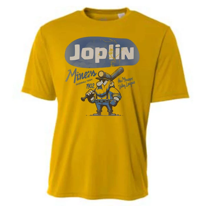 Defunct Joplin Miners Baseball Team Minor League Baseball Team Cooling Performance Crew T-Shirt